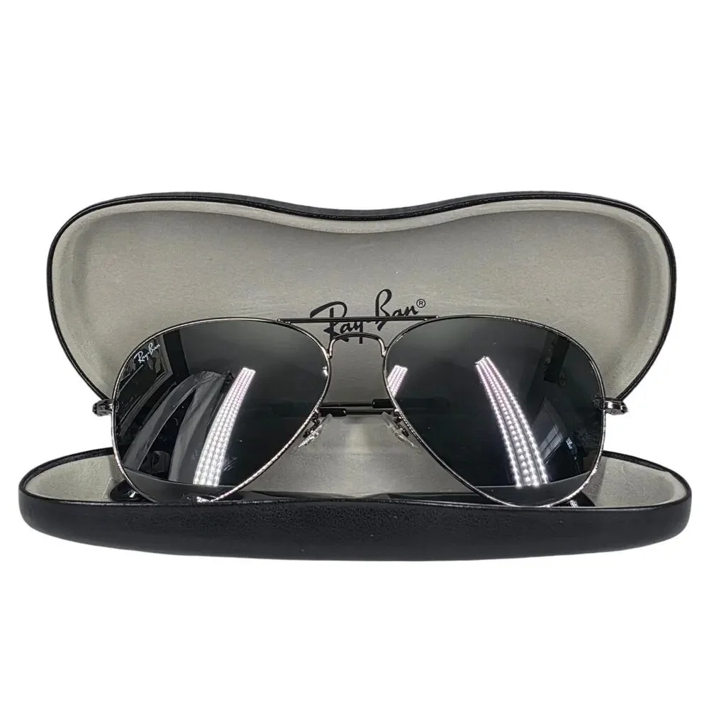 RAY-BAN RB3025 AVIATOR 58MM 004/40 SUNGLASSES – MIRROR FINISH LENS – AUTHENTIC